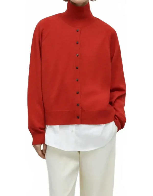Merino Wool Button Sweater