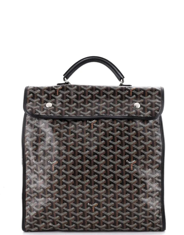Briefcase Backpack Coated Canvas