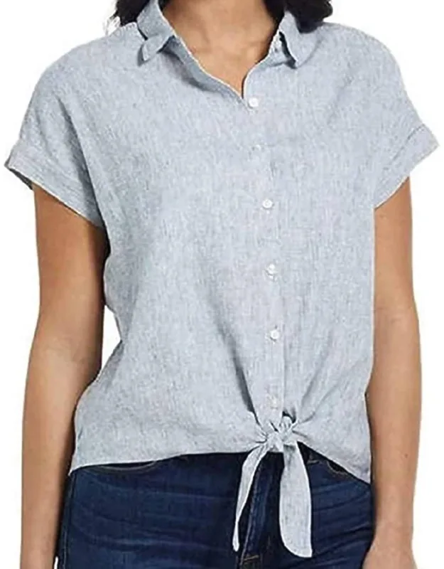 Side Tie Front Top