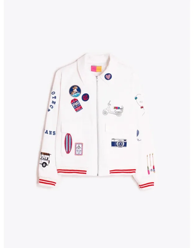 Embroidered Bomber Jacket