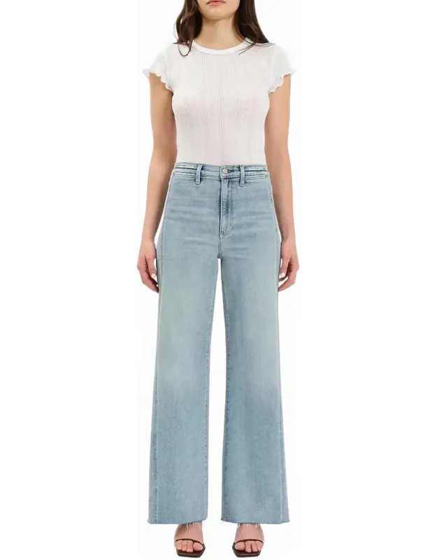 Far Out Hi Rise Wide Leg Jeans