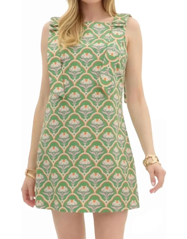 Bow Shoulder Dress