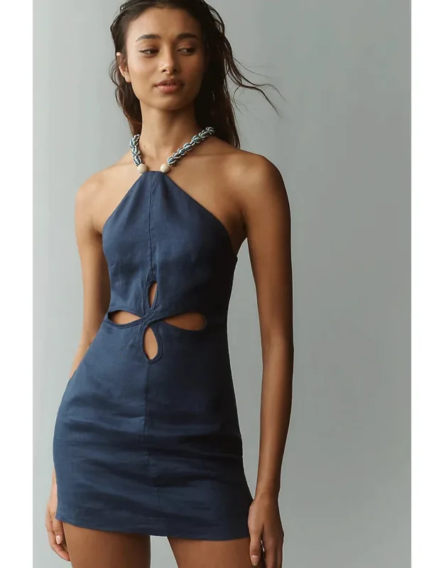 Linen Mini Dress