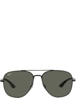 Ray Ban Green Aviator Sunglasses Rb3683 With Aviator Shape And 100% Uv Protection
