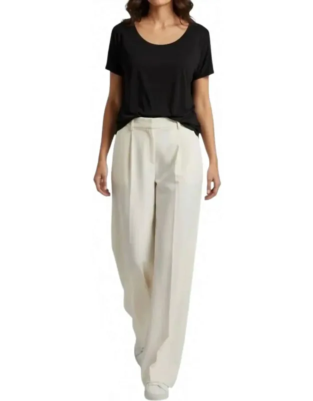 Round Neck Silk Blouse