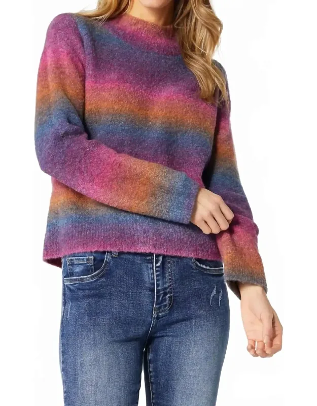 Fuzzy Ombre Sweater