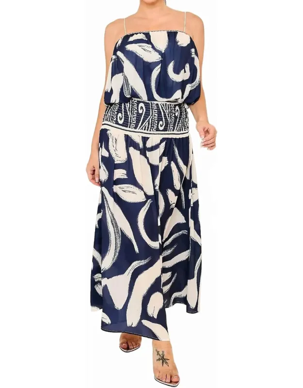 Night Garden Top & Skirt Set