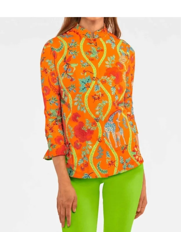Forget Me Knot Jungle Symphony Top