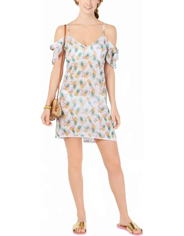 Flutter Sleeve Cover Up Dress
