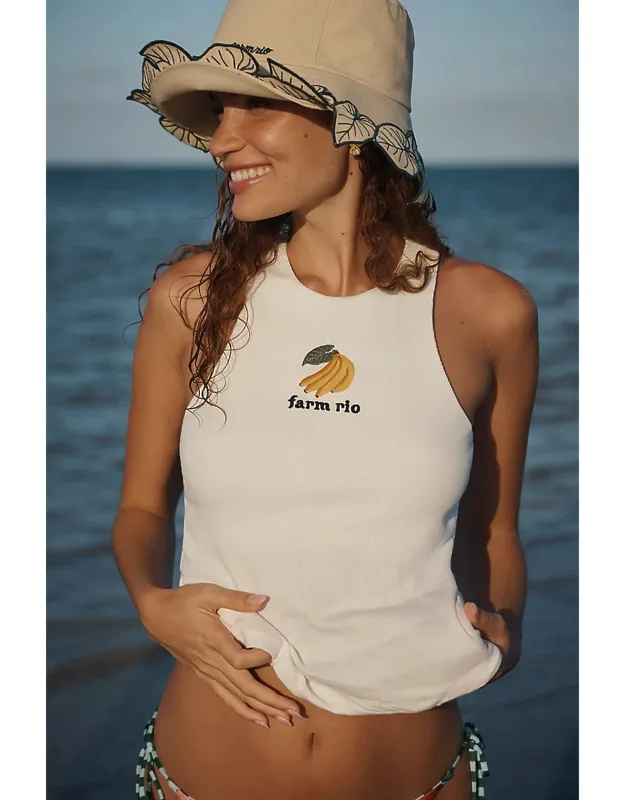 Leaf Trim Bucket Hat