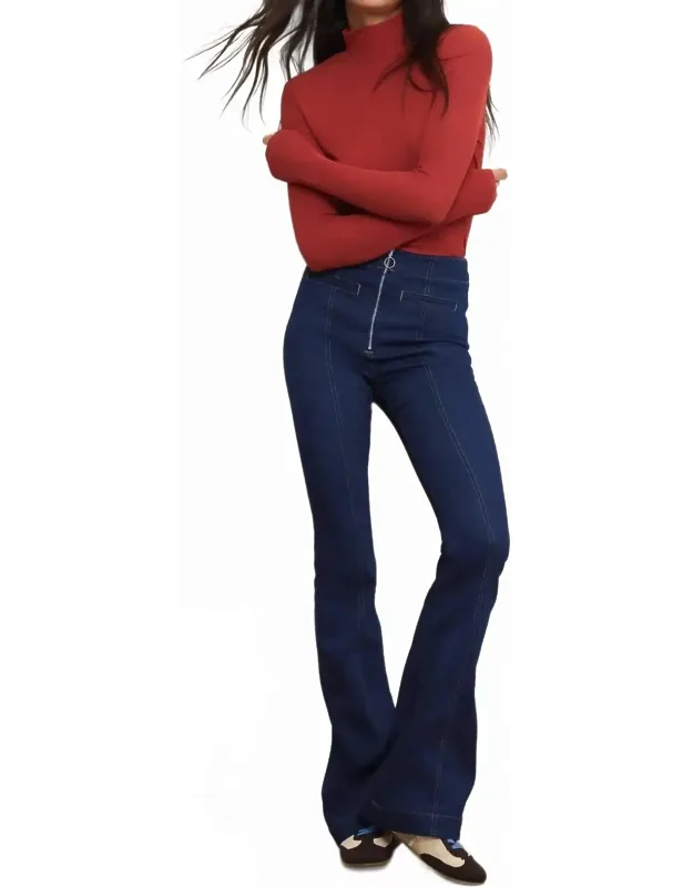 Beverly High Rise Skinny Flare Jeans