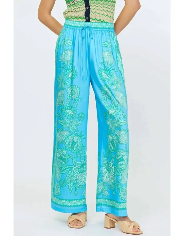 Paisley Print Pants