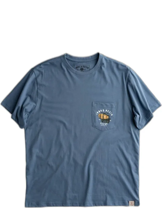 Custom Garage Pocket Tee