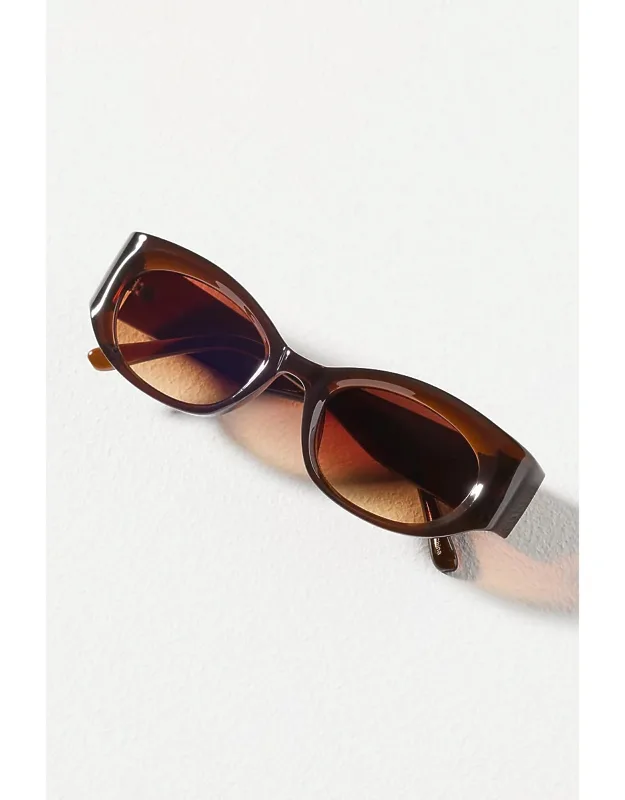 Translucent Oval Sunglasses