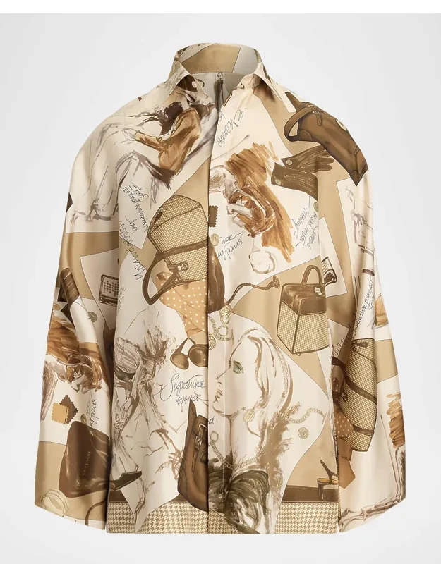 Silk Twill Blouse