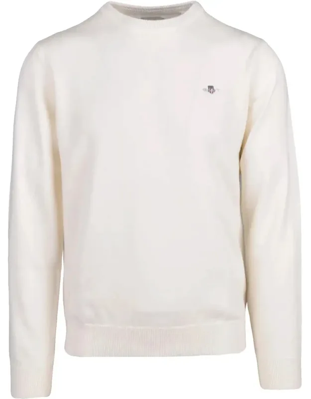 Classic Crewneck Pullover In Premium Wool