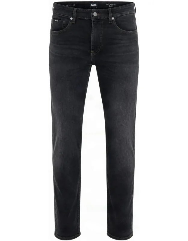 Tapered-leg Slim-fit Stretch-cotton Jeans