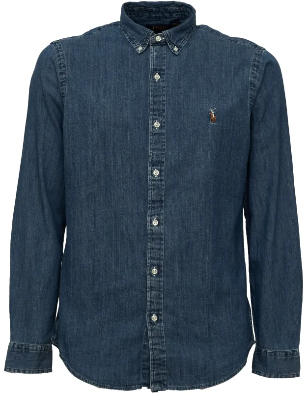 Twill Slim Fit Casual Shirt