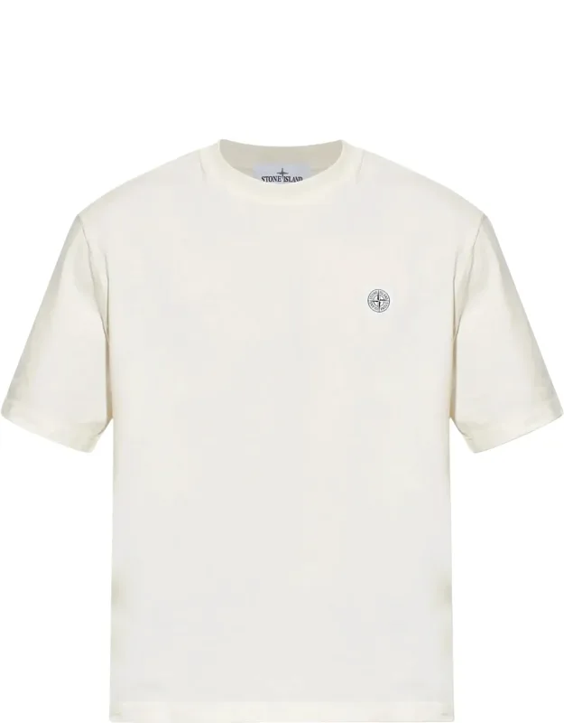 Embroidered Logo Cotton T-shirt