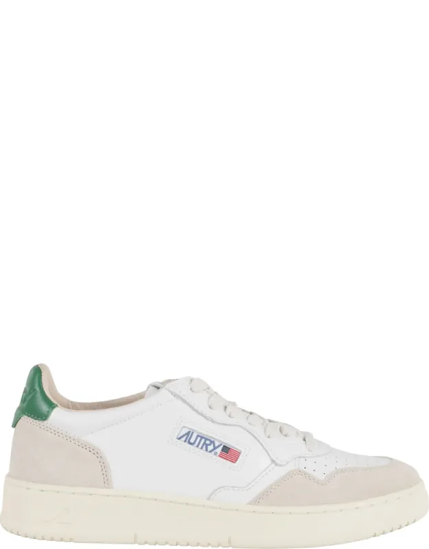 Medalist Low Suede Leather Sneakers