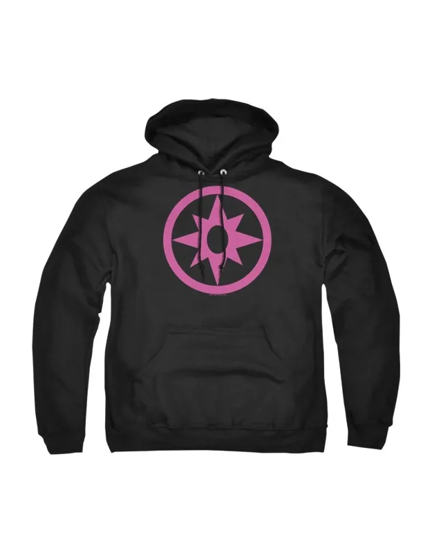 Pink Emblem Pullover Hoodie