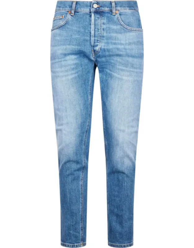 Carrot Cut Slim Fit Trousers