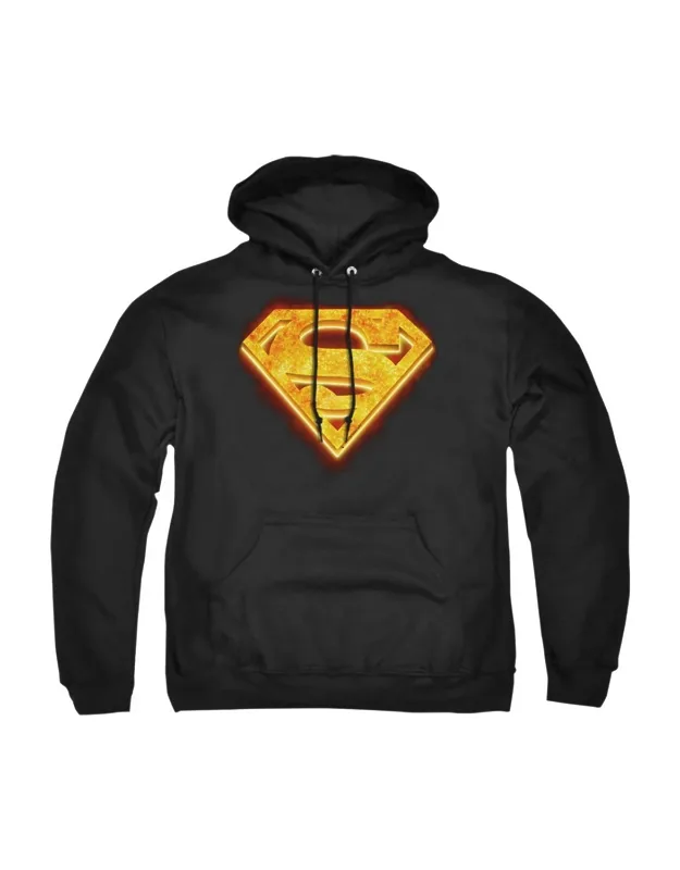 Superman Hot Steel Shield Hoodie