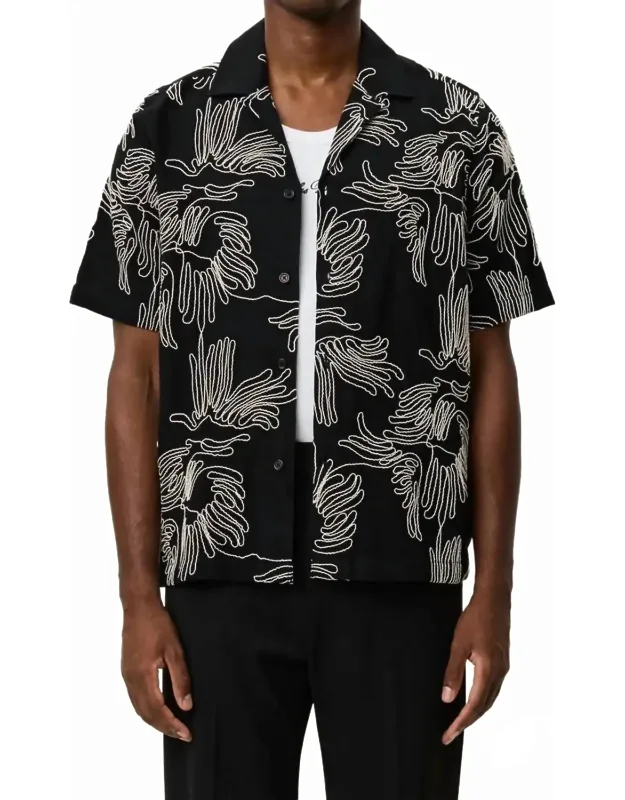 Flower Short Sleeve Shirt