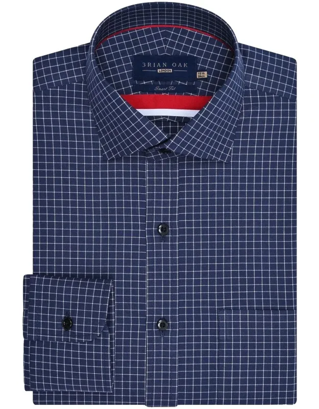Formal Blend Checkered Shirt