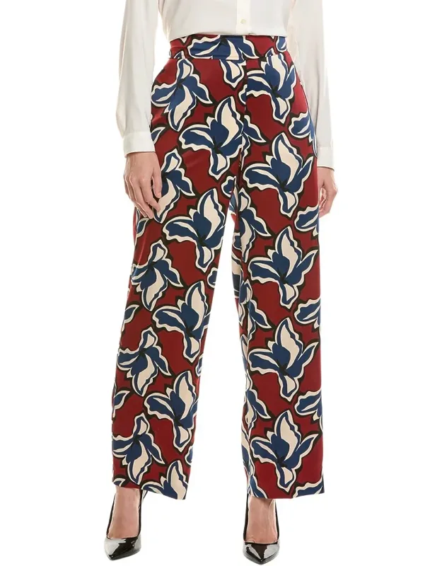High-rise Printed Pants