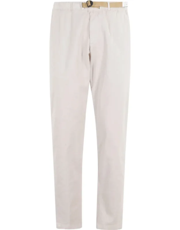 Straight-leg Stretch Cotton Gabardine Pants