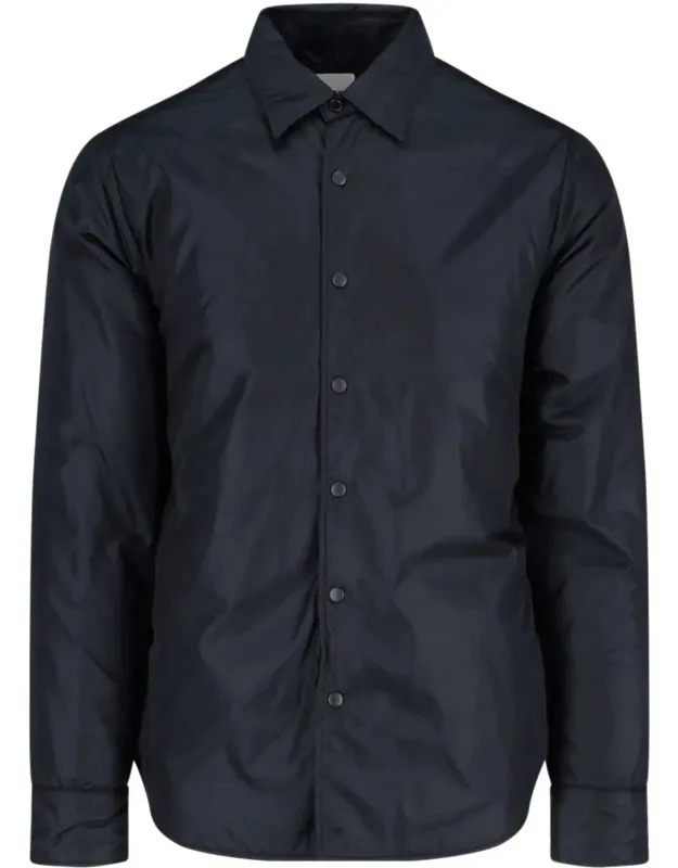 Water-repellent Nylon Snap Shirt