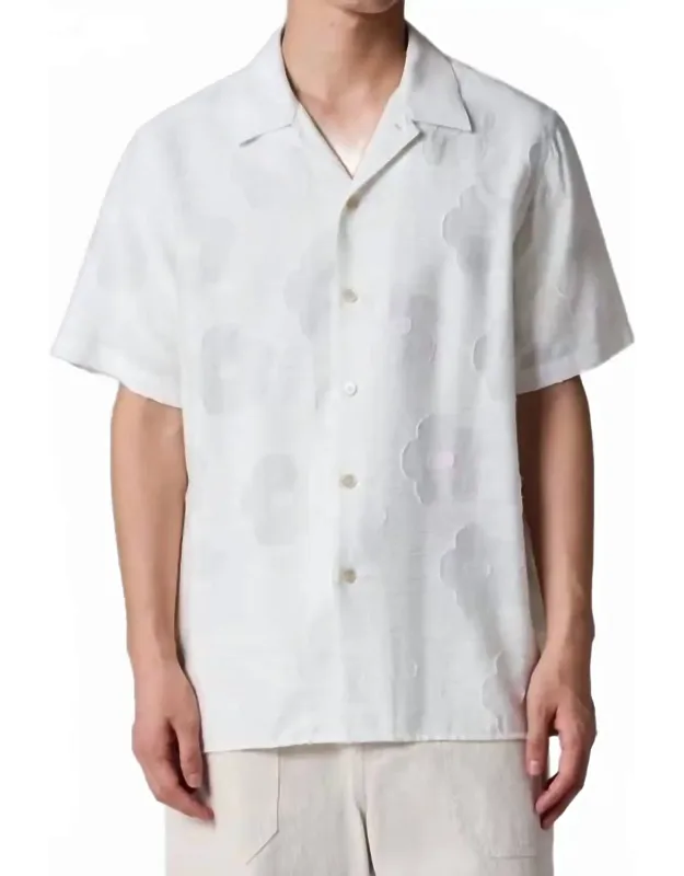 Floral Fil Coupe Shirt