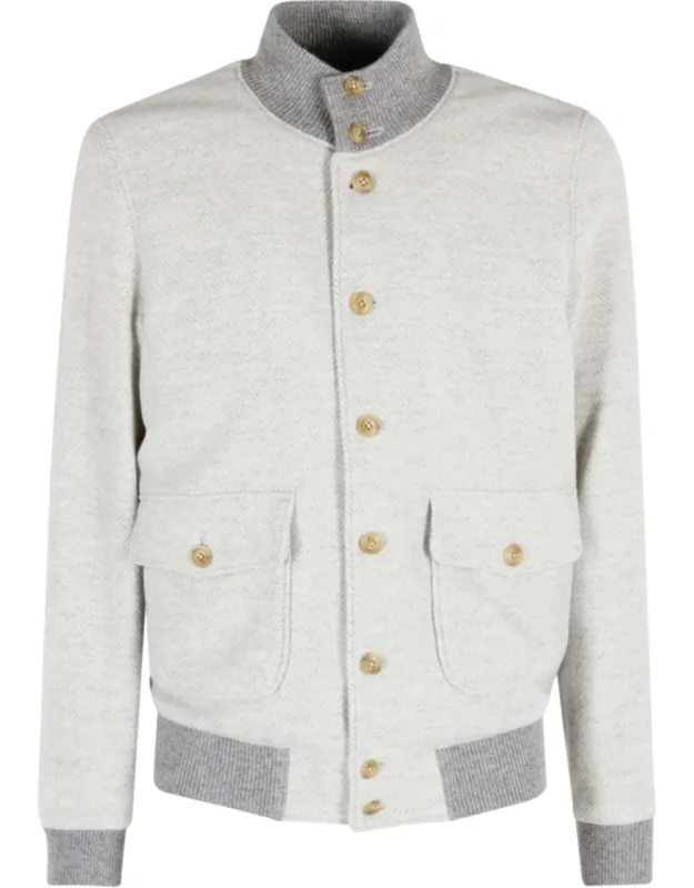 Herringbone Wool Jacket