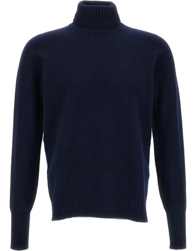 Jersey-knit Wool Turtleneck Sweater