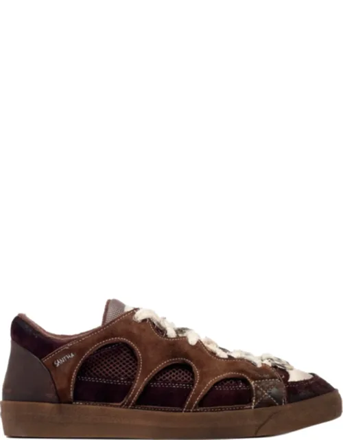 Love Park Paura Monster Suede Sneakers