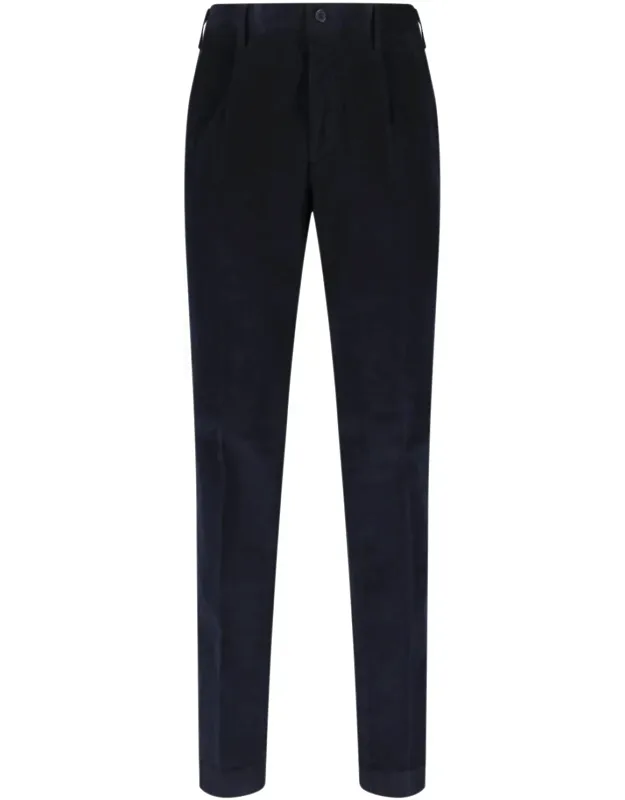 Slim-fit Tailored Cotton Pants