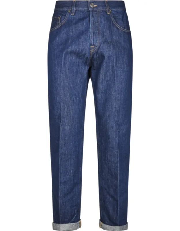 Relaxed Fit Denim Trousers
