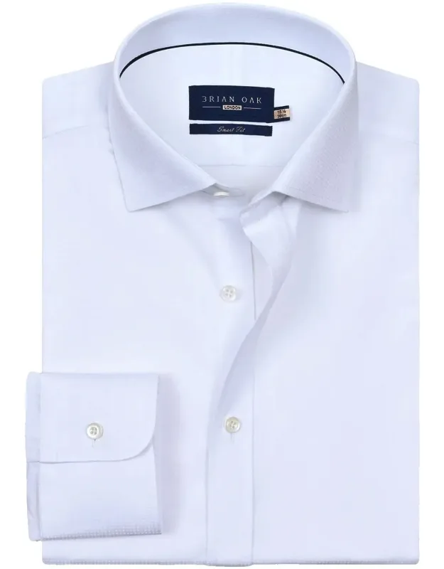 Dotted Textured Smart Fit Shirt
