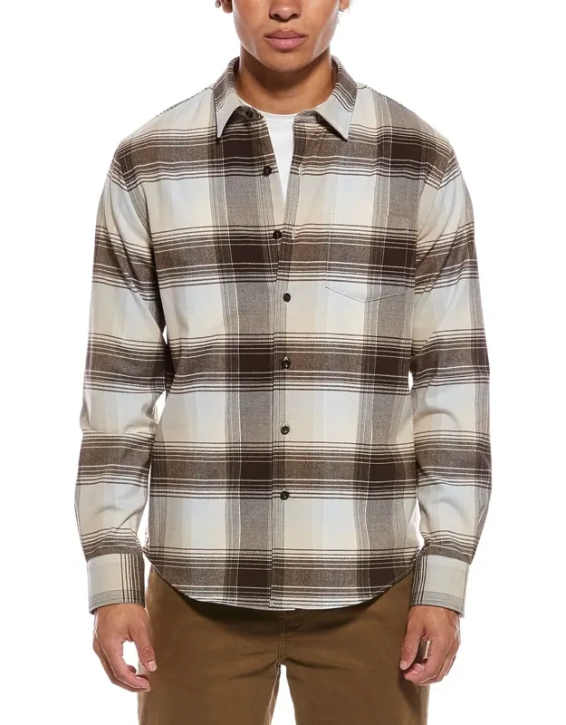 Plaid French Placket Shirt