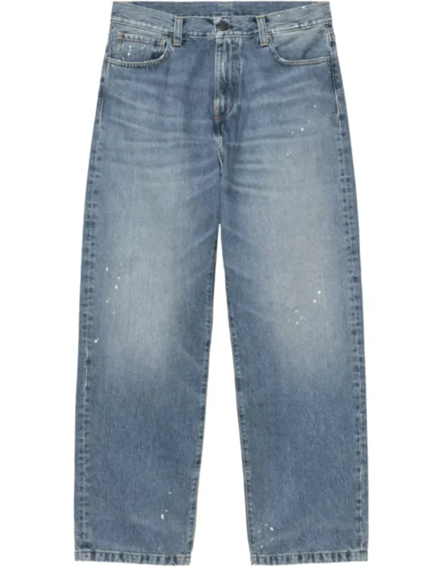 Relaxed Wide-leg Denim Trousers