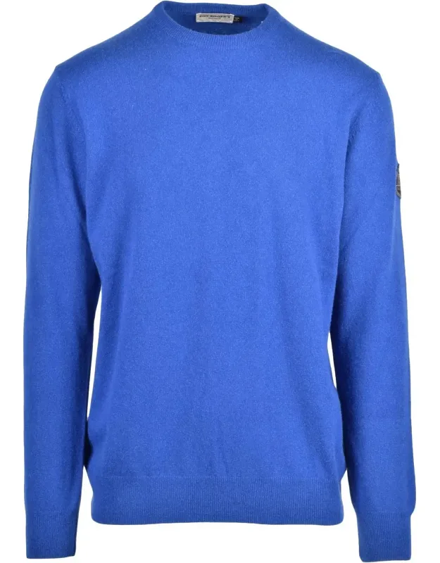 Wool-blend Fine-knit Crewneck Sweater