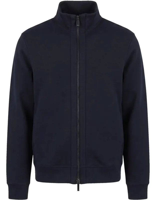 High Funnel Neck Full-zip Sweatshirt