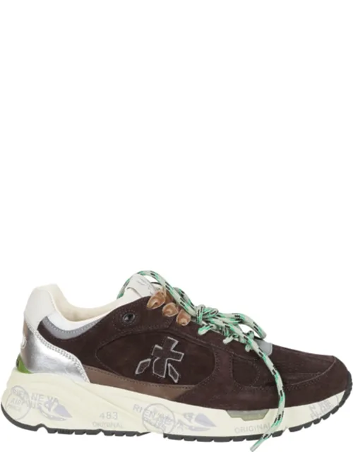 Mased Suede Metallic Sneakers