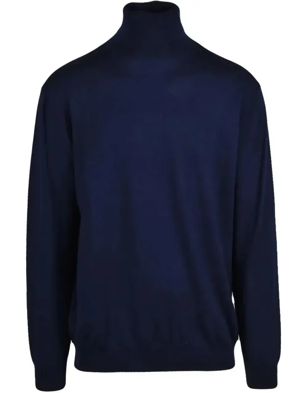 Merino Wool Turtleneck Sweater