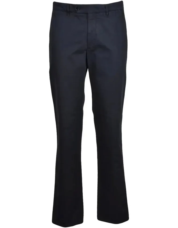 Straight-leg Cotton Trousers