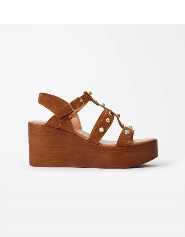 Ticket To Ride Suede Wedge Sandals
