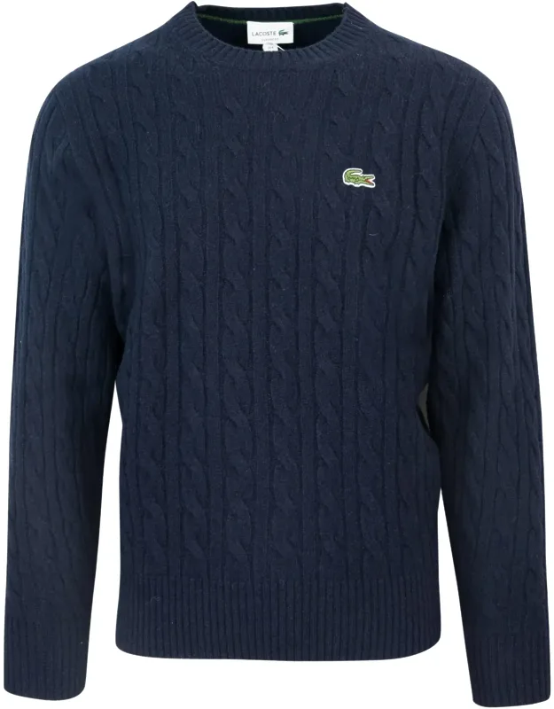 Cable Knit Wool Sweater