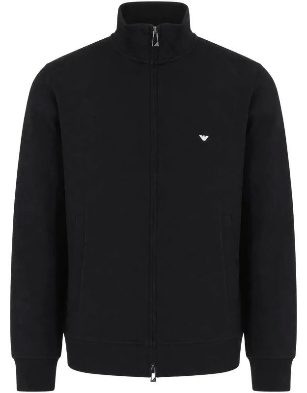 Cotton-blend Full Zip Sweatshirt
