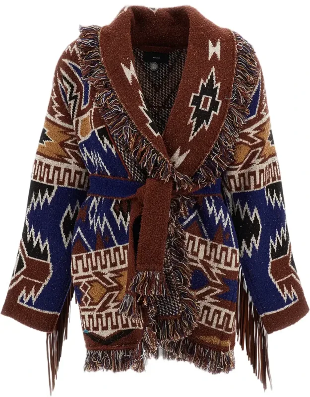 The Amazing Journey Fringed Virgin Wool Cardigan